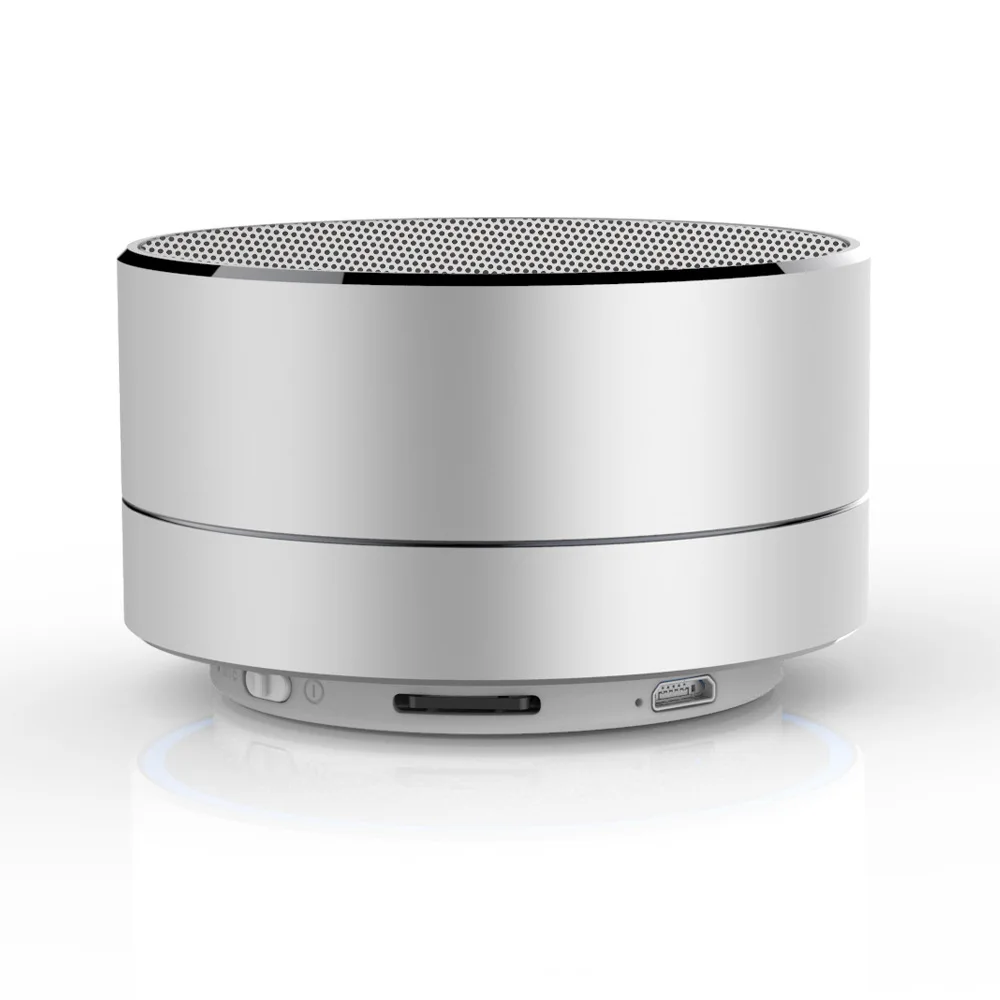 A10 Металлический Мини Портативный беспроводной Bluetooth динамик 3 Вт Suwoofer громкий с