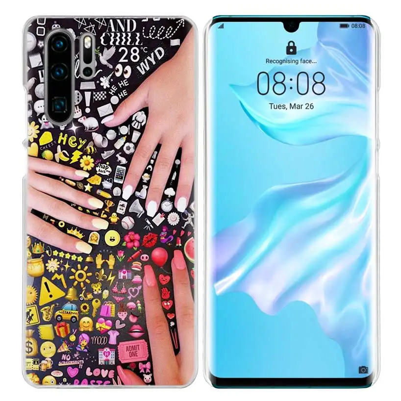 09 Чехол для huawei P20 P30 P Smart Nova 4 3i P10 P9 P8 mate 10 20 lite Pro Mini жесткий чехол для телефона - Цвет: 09