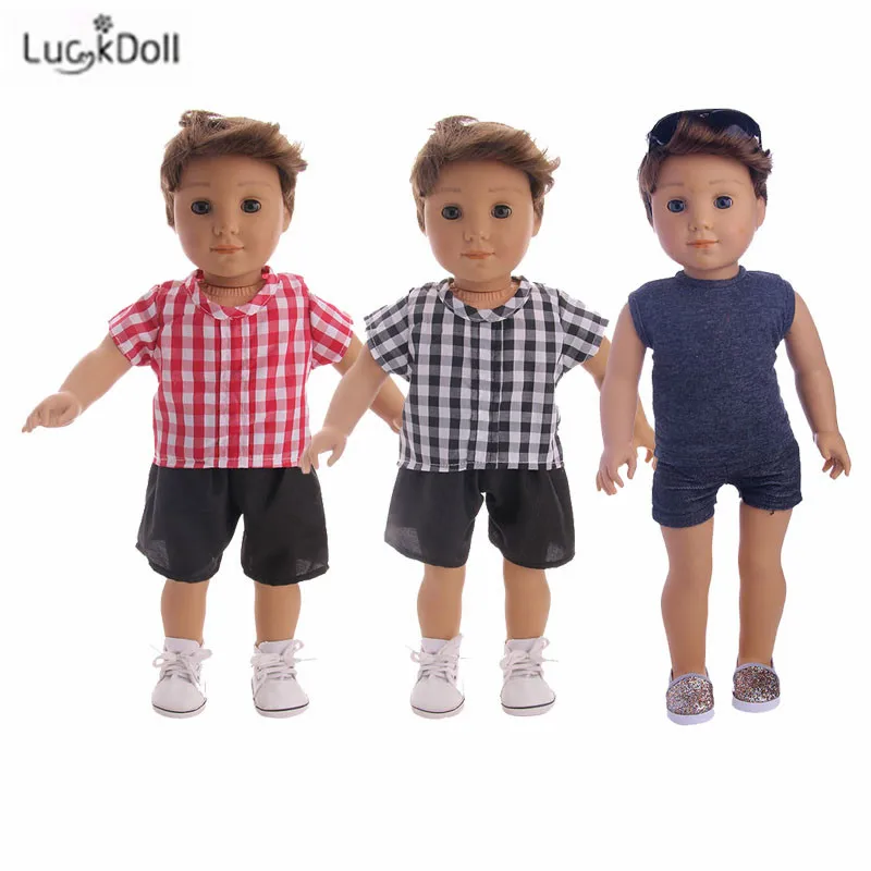 Повседневный костюм LUCKDOLL 18 дюймов американская кукла 43 см аксессуары для одежды
