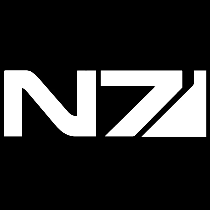 15X4 9 см Mass Effect N7 клей оригинальность виниловая наклейка на машину