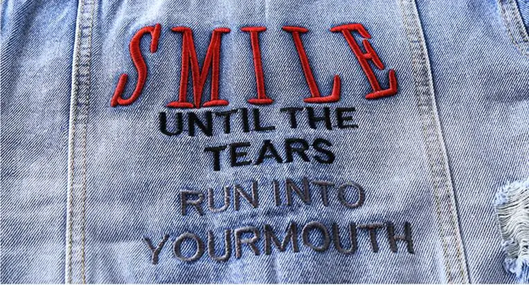 

Rlyaeiz Girls Boys Denim Jacket 2019 Spring Autumn Fashion Letter Embroidery Jeans Jackets Kids Girls Boys Jacket Coat For 2-7Y