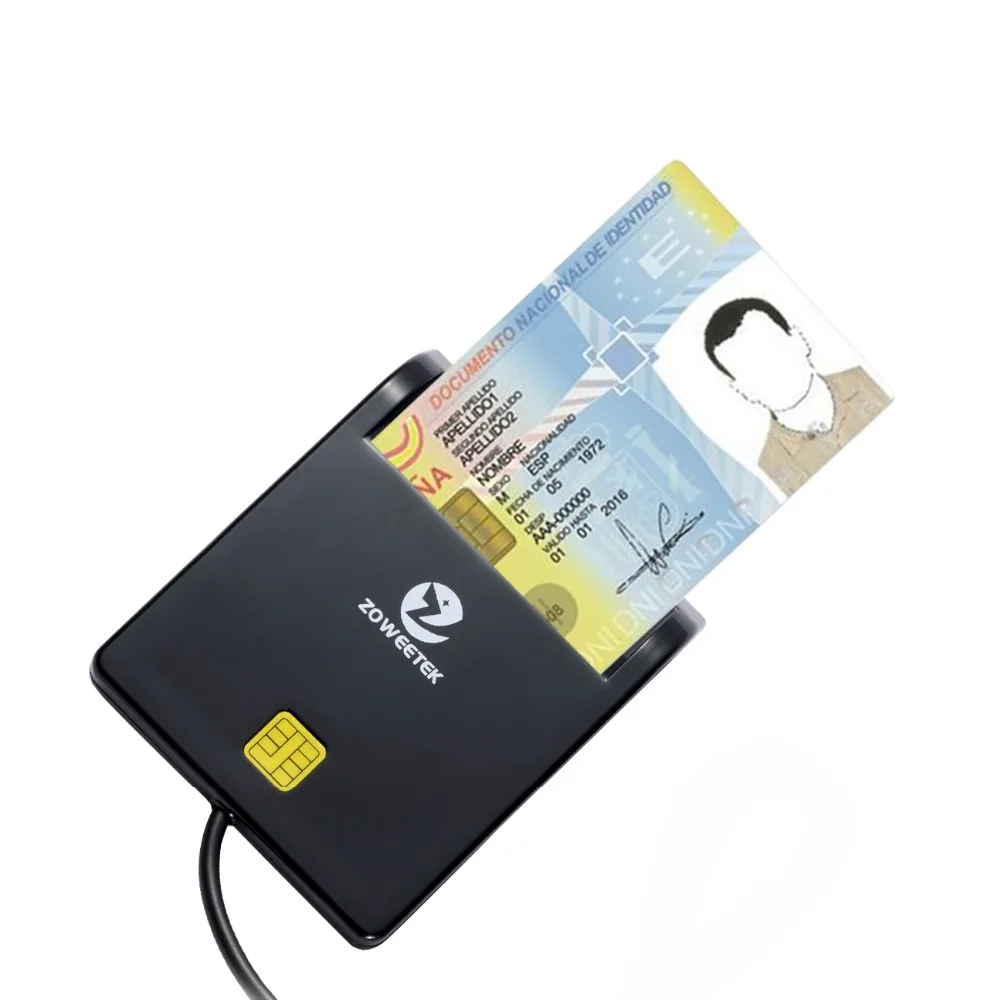 100 шт. Zoweetek 12026-1 кардридер DOD военный USB общий доступ CAC EMV смарт-карта USB адаптер для SIM/ATM/IC/ID карты