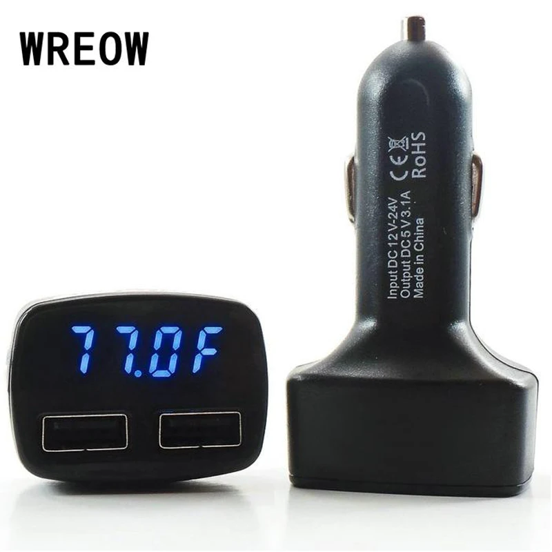 4 в 1 цифровой вольтметр амперметр 12 24 в|adapter dc|adapter car chargeradapter charger |