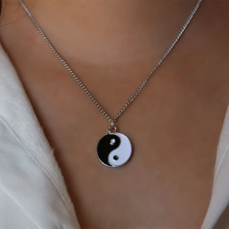 1 шт. мужские и женские кулоны в форме тайчи Yinyang Ba Gua колье китайская цепочка для