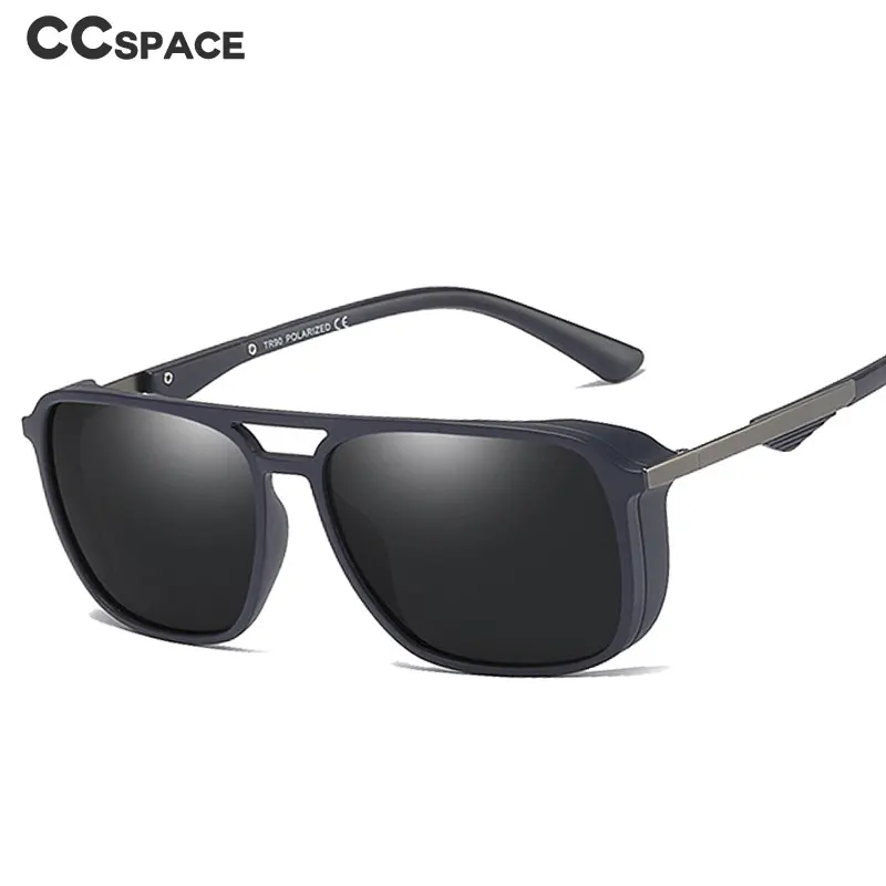 45886 TR90 поляризованные матовые ретро солнцезащитные очки для мужчин и женщин