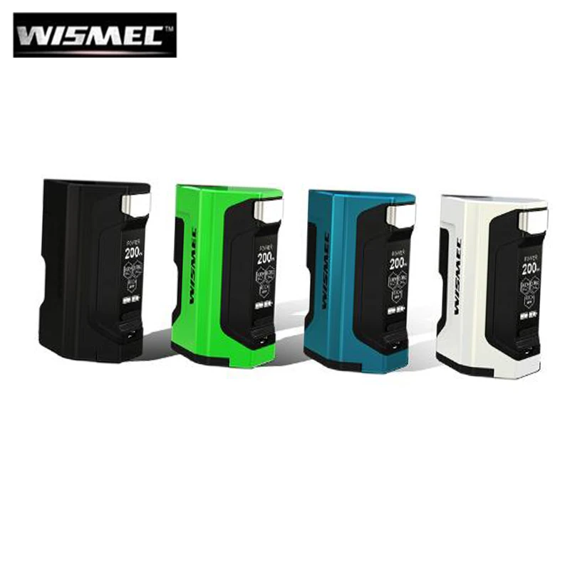 100% оригинал Wismec Luxotic DF Box 200 Вт электронная сигарета Squonker Vape MOD с 7 мл бутылка
