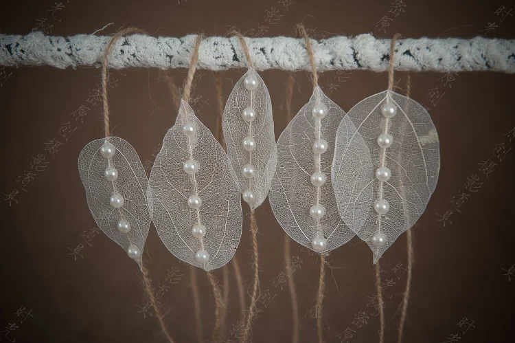 Повязка на голову из пеньковой веревки с листьями для новорожденных | Детская