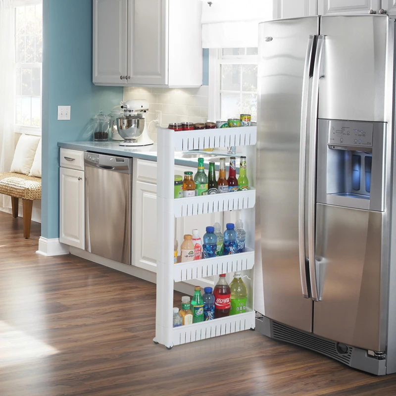 Butihome стеллаж для хранения утолщение многослойные стеллажи банка специй