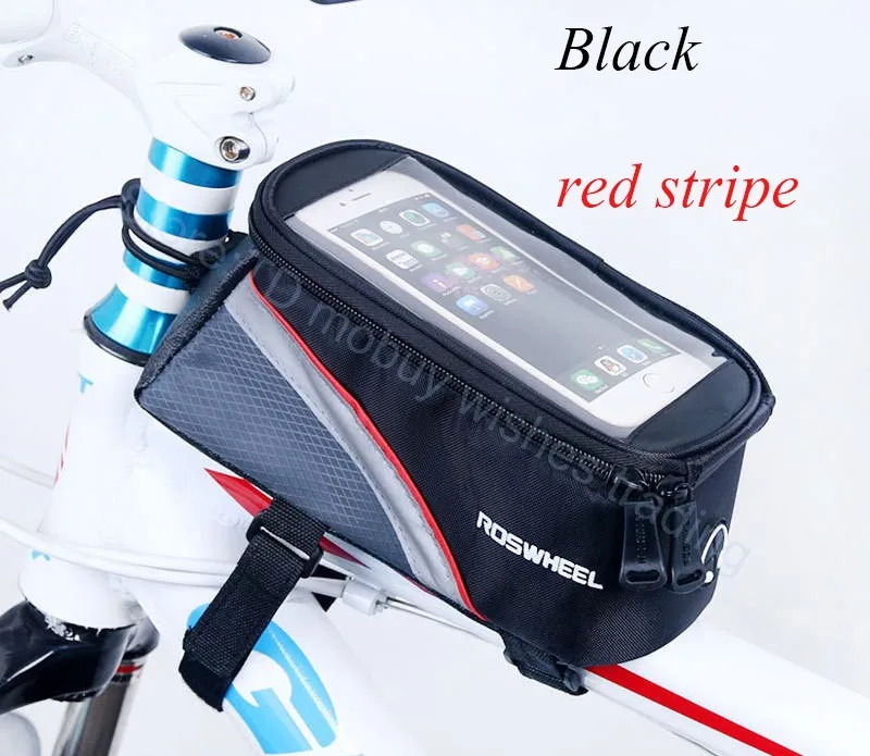 Black red stripe 5," велосипедный держатель для телефона водонепроницаемый чехол для iPhone 7/plus/samsung galaxy s8/s7/j5/j7/a3/a5///Xiaomi mi6/redmi note 4 - Цвет: Black red stripe