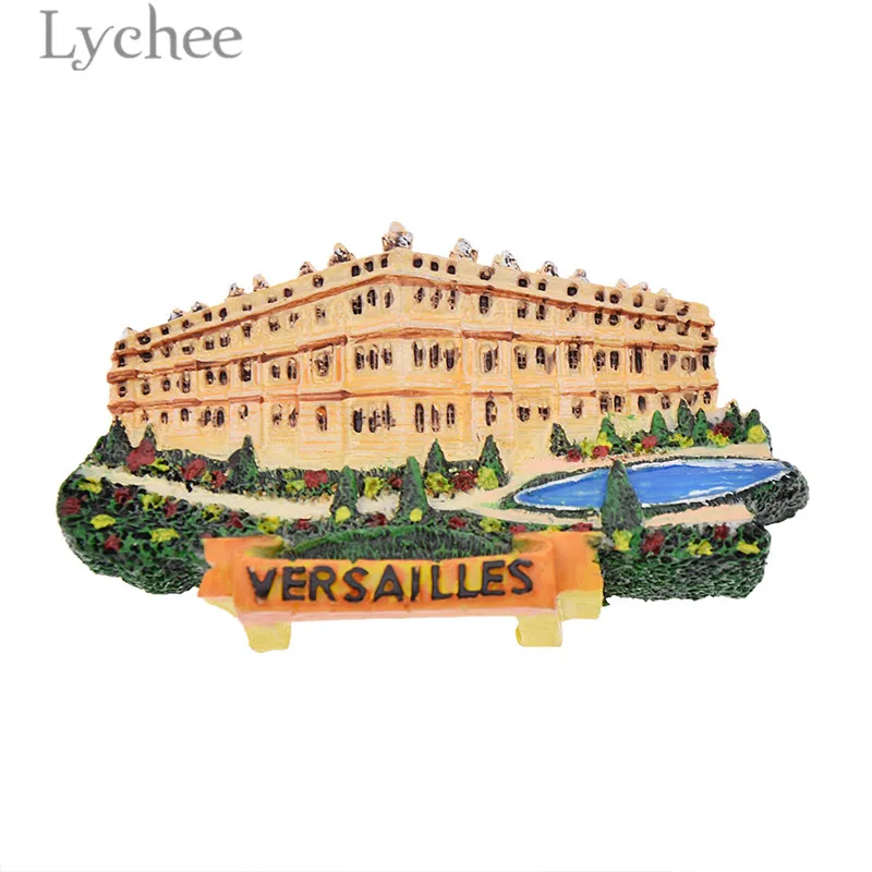 Lychee французский Версаль полимер магнит на холодильник ландшафтный магнитные