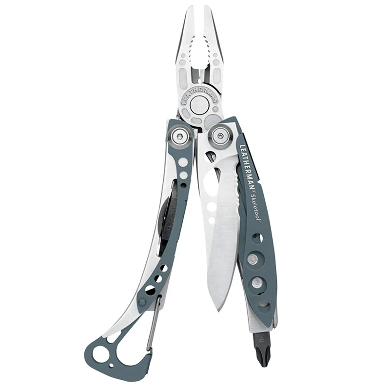 Blue LEATHERMAN-skelecool легкий Мультитул с комбинированным ножом и открывалкой для бутылок XS/SX/CX/RX - Цвет: Blue