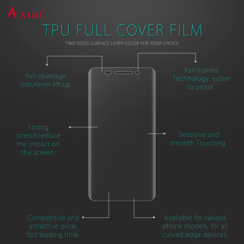 GXE TPU мягкая пленка 3D полное покрытие Защитная для экрана Xiaomi Mi 6 5c 5x 5S Plus Max 2 Note 3 Redmi