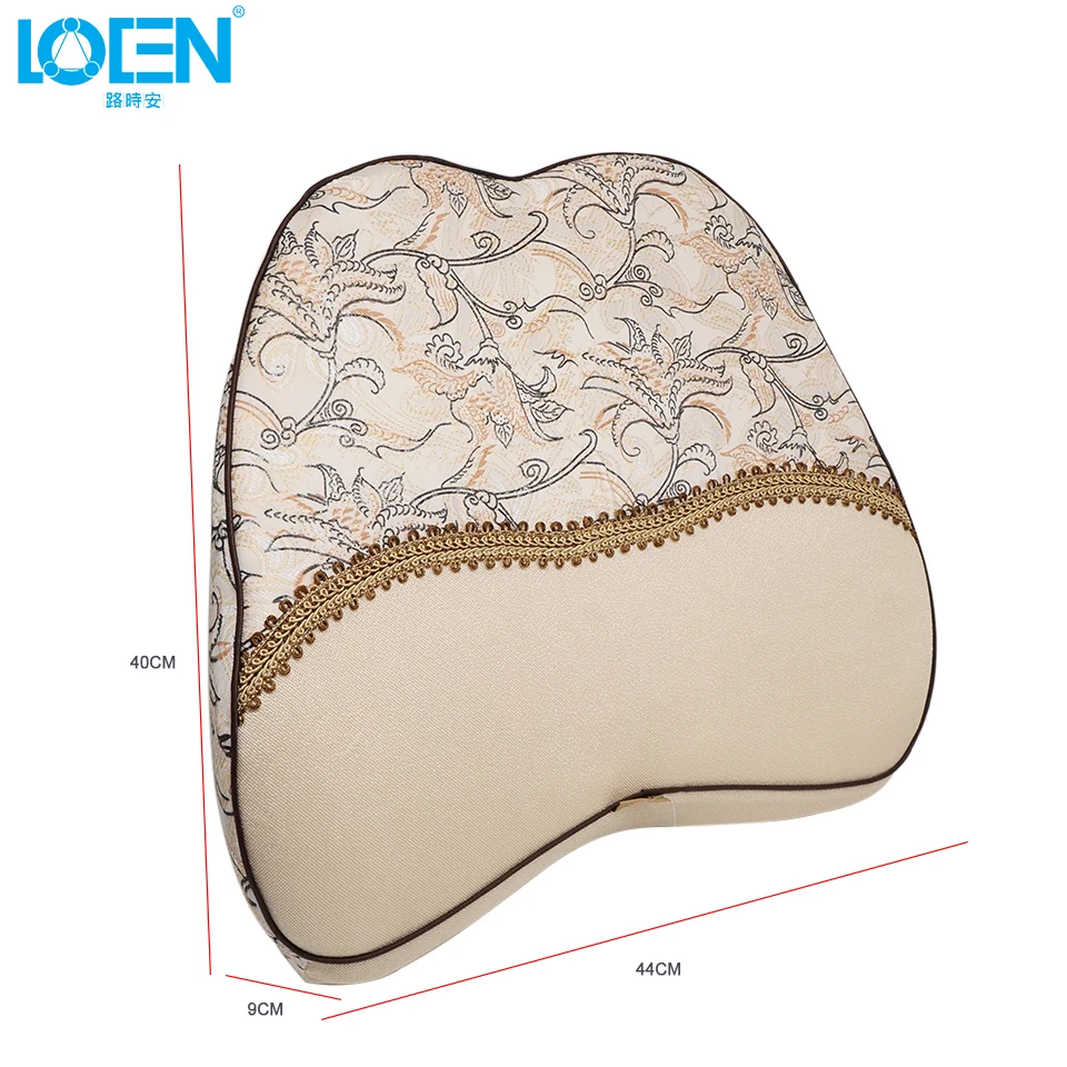 Memory foam поясничного Almofada ниже Maintien du DOS Oreiller исправляя осанку автокресло Поддержка