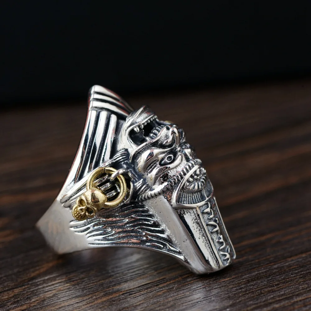 BALMORA 100% реальные ранние серебряные ювелирные изделия винтажные кольца с лицом