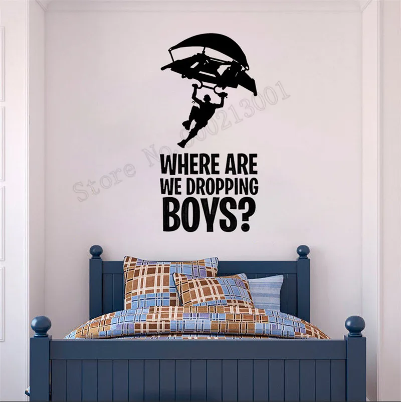 Play Games Poster Mural Fashional Decoration For Kidsroom Boys Bedroom Decals Office Game Room Ornament LY1202 | Дом и сад