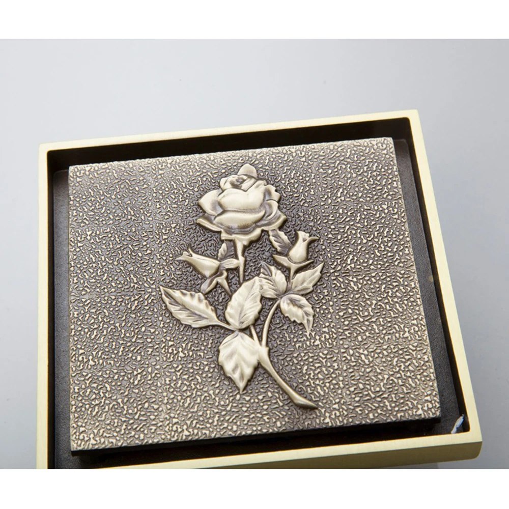 Роскошный простой латунный фильтр для пола отполированный гравитационный