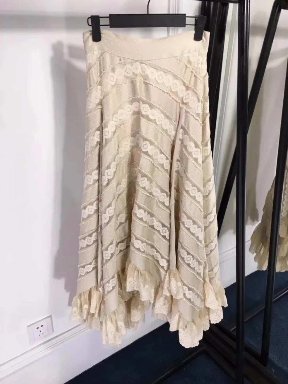 Faldas mujer moda 2018 модная кружевная Женская юбка с высокой талией saia longa boho rave пикантная