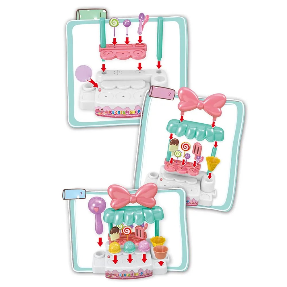 1 комплект игрушка для ролевых игр миниатюрная маленькая конфет мороженого