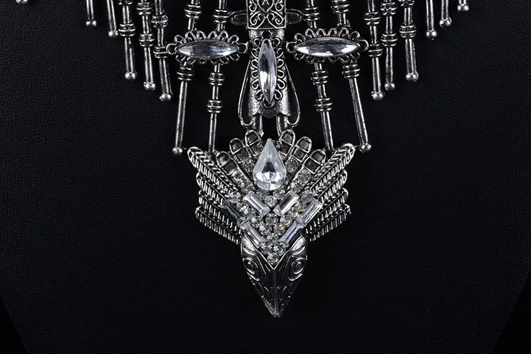 PPG& PGG Роскошные модные ювелирные изделия для женщин Bijoux Винтаж кисточкой Воротник Колье себе Макси ожерелье
