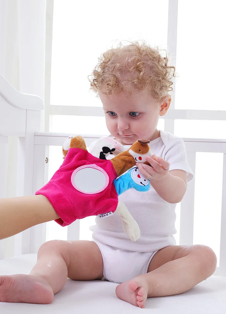 IMBABY животное ручная марионетка пальчиковые игрушки из плюша игрушки ребенок пользу куклы кукольный театр Реквизит милые кукла животного из мультфильма детские игрушки