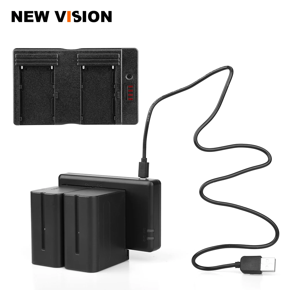 Адаптер для аккумуляторной батареи с треугольным креплением + 2 шт. аккумулятор NP