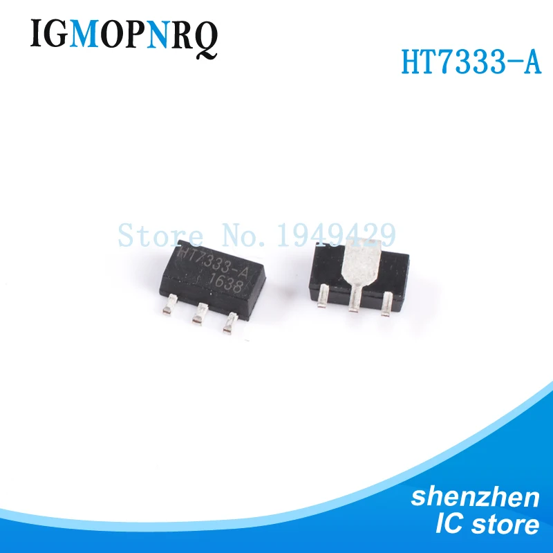 10 шт HT7333-A SOT89 HT7333-1 HT7333 7333-1 7333A-1 Новая быстрая доставка | Электронные компоненты и