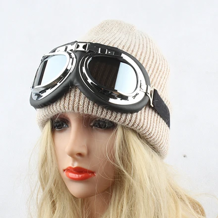 Зимние шапки для женщин, солнцезащитные очки Skullies Beanies, мужские модные толстые теплые лыжные шапки унисекс, вязаная шапка с кроличьим мехом - Цвет: Хаки