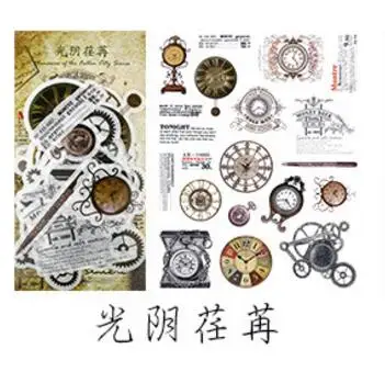 Guangyinrenran Винтажные растения, цветы, бабочки, скрапбукинг, наклейки на материал, декоративные красочные наклейки для журналов, поделки своими руками, фотоальбомы - Цвет: Guangyinrenran
