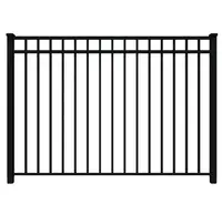 HENCH Aluminum Pool Fence Wholesale Custom Designs Stock Aluminum Pool Fences Height  54" H