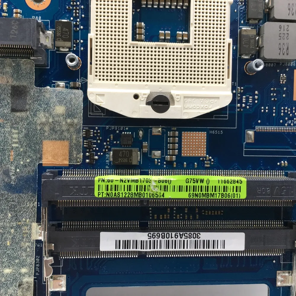 KEFU G75VW 3D для ASUS G75VW G75V G75VX Поддержка 3D коннектора Материнская плата ноутбука тестовая работа оригинальная