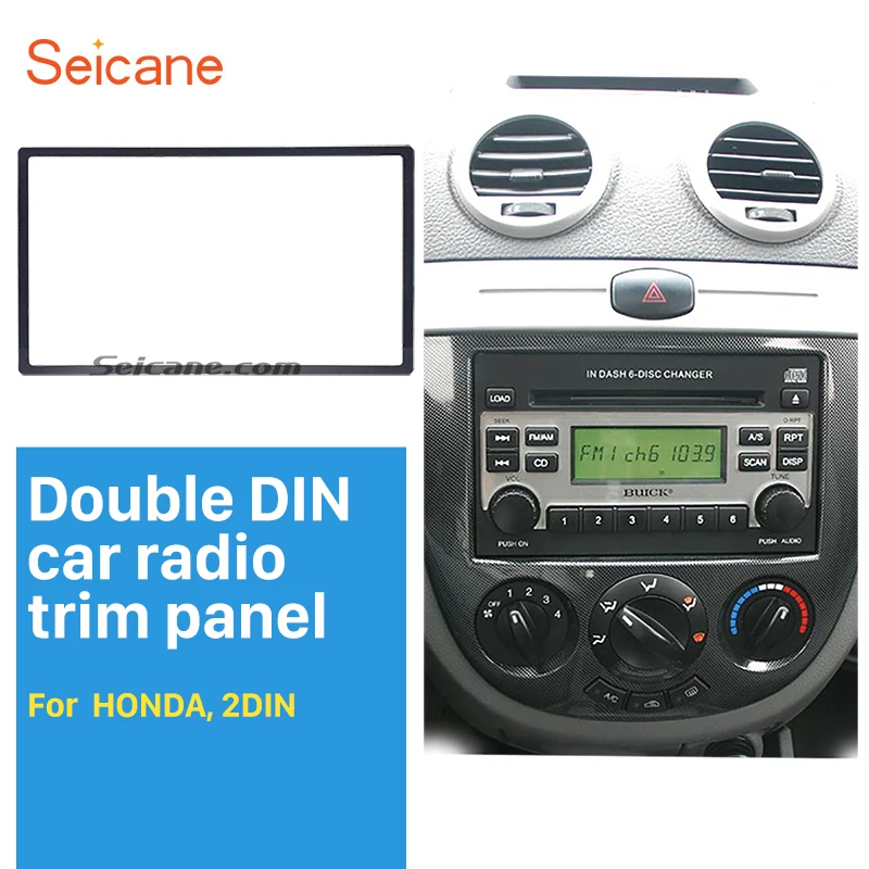 Автомобильный радиоприемник Seicane 2 Din для HONDA FIT Jazz DVD проигрыватель рамка комплект
