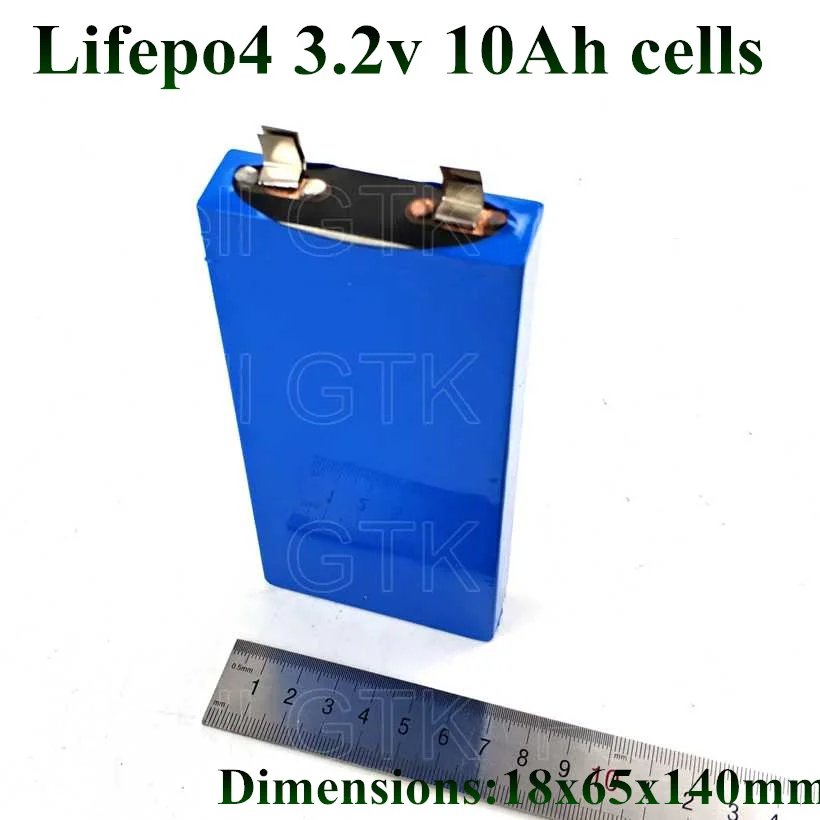4 шт. lifepo4 батарея 3 2 v 10Ah сотовый 10000 мА/ч для упаковки &quotсделай сам&quot Е байка 36В 10ah