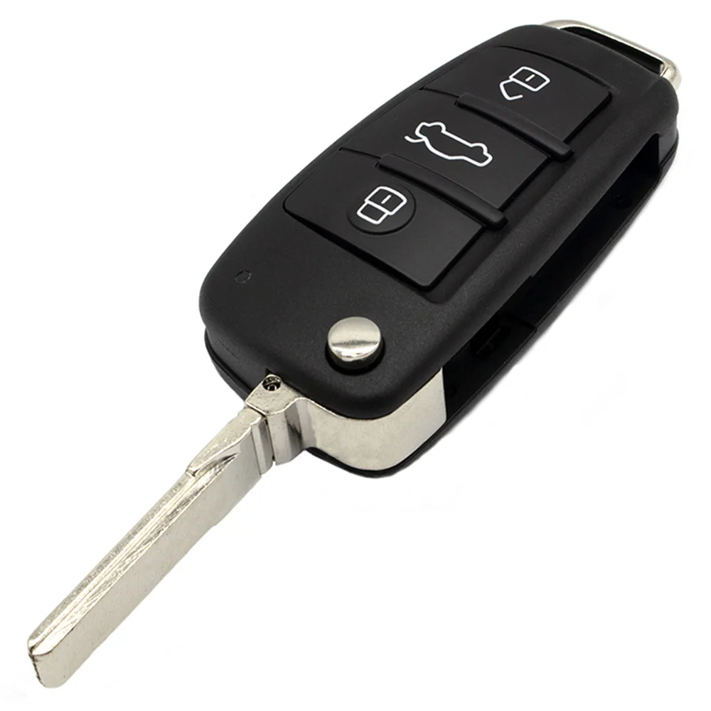 WhatsKey Складной Дистанционный флип чехол для автомобильного ключа 3 кнопки Audi A3 A4 A6