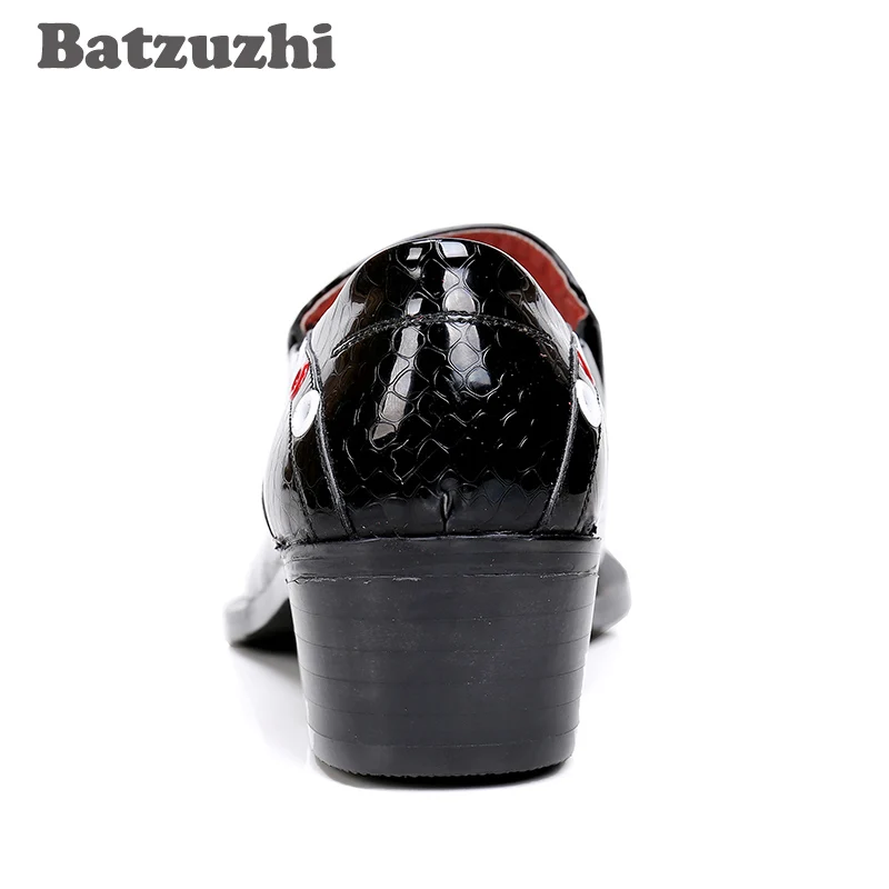 Роскошные мужские туфли Batzuzhi корейская мода ночной клуб Парикмахерская обувь