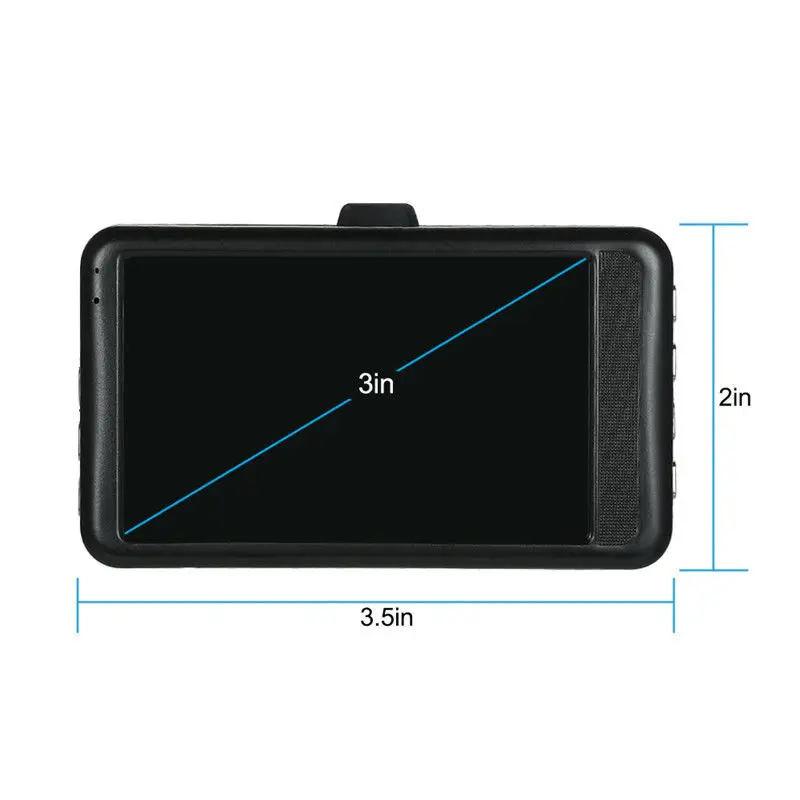 3 0 &quotширокоугольный 1080P Full HD Автомобильный видеорегистратор лобовое стекло DVR