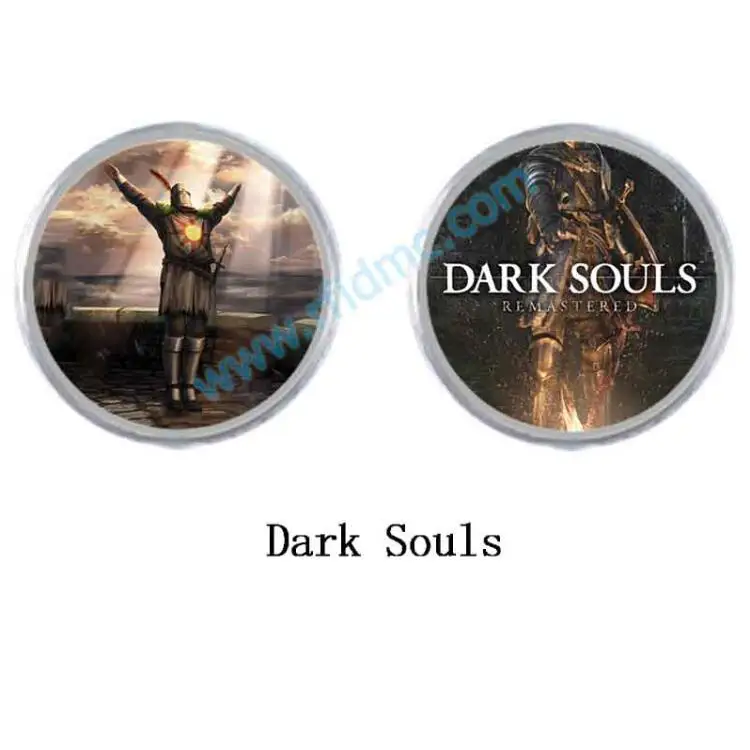 Dark Soul Amiibo Монета тег Лут Гоблин детектива Пикачу Супер Марио злаки Мега человек коробка мальчик - Цвет: Dark Soul