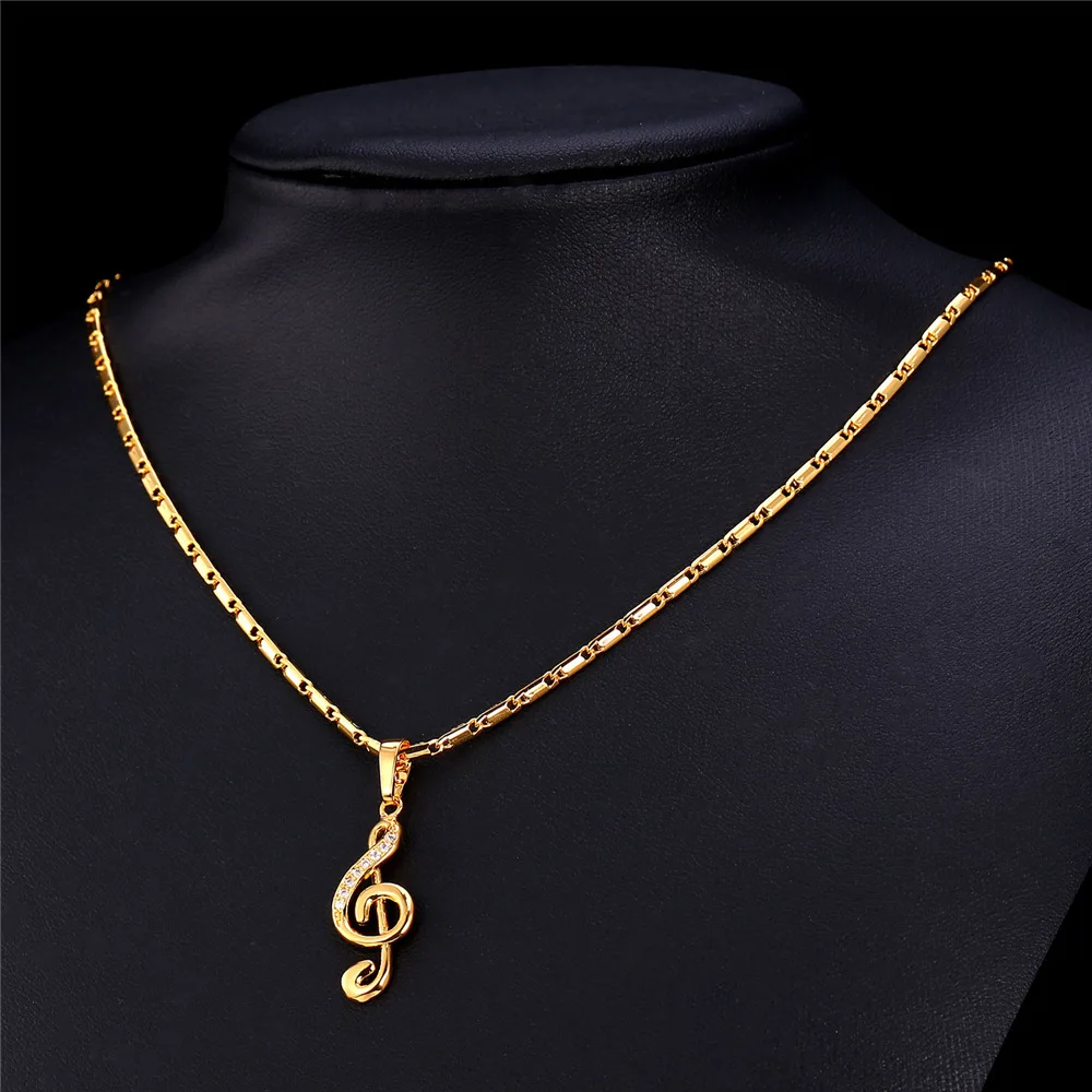 Очаровательные ожерелья и подвески для женщин с музыкальной надписью женский