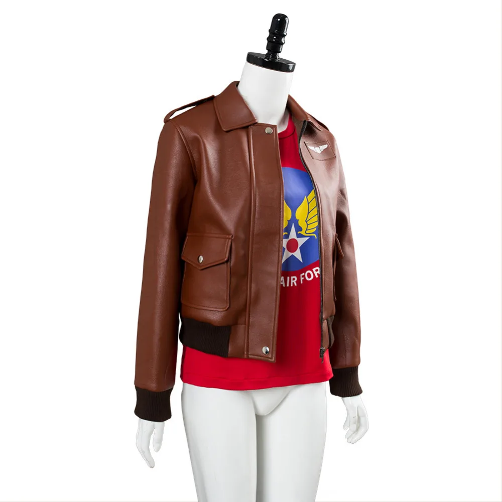 Футболка капитан кэрол данверс сша ввс куртка-бомбер повседневный костюм