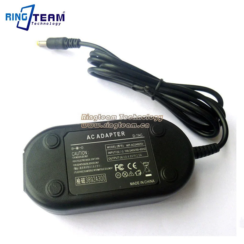 Адаптер питания переменного тока Φ D7AC E-5AC D7AU D-7AC D7AG для камер Olympus FE150 FE200 FE220 Stylus 300