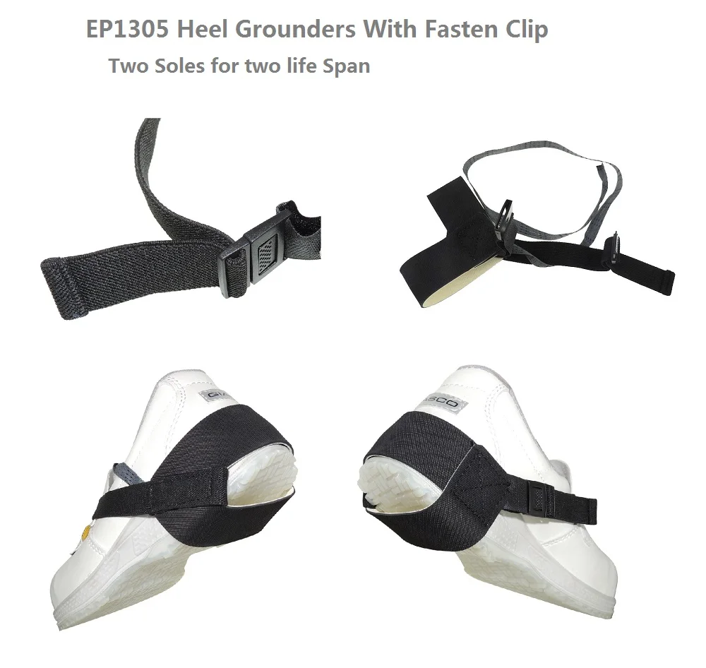 

Anti Static ESD Adjustable Foot Strap for Two Life Spam Heel Electronic Discharge Belt Ground Safety Belt Fasten Clip