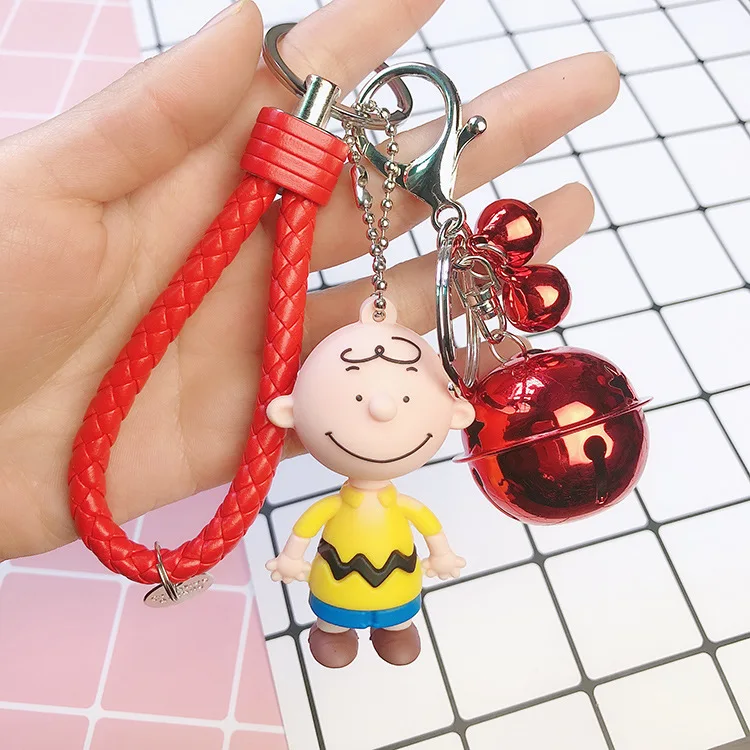Высокое качество 2019 новый милый мультфильм Charlie коричневый брелок для дам
