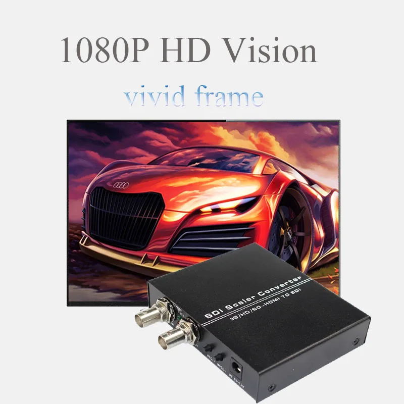 HDMI to SDI Scaler High Definition Converter Support 3G-SDI&ampHD-SDI&ampSD-SDI |