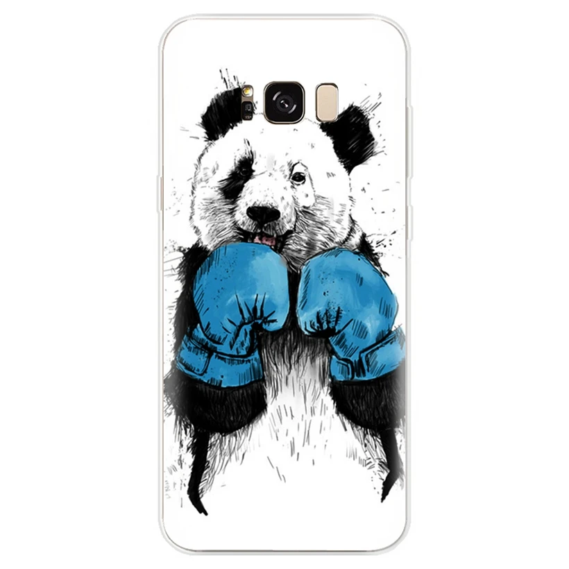 Мягкий чехол для Samsung Galaxy 2016 2017 2018 J3 J4 J5 J6 J7 силиконовый панда кошка Funda Q004 |