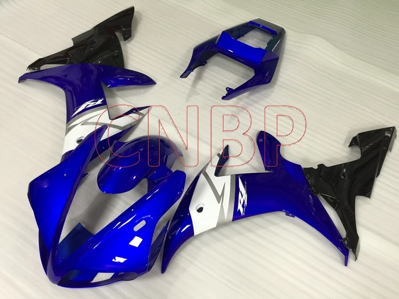 Обтекатель YZFR1 2002 2003 синий белый черный корпус комплекты YZF R1 Пластиковые