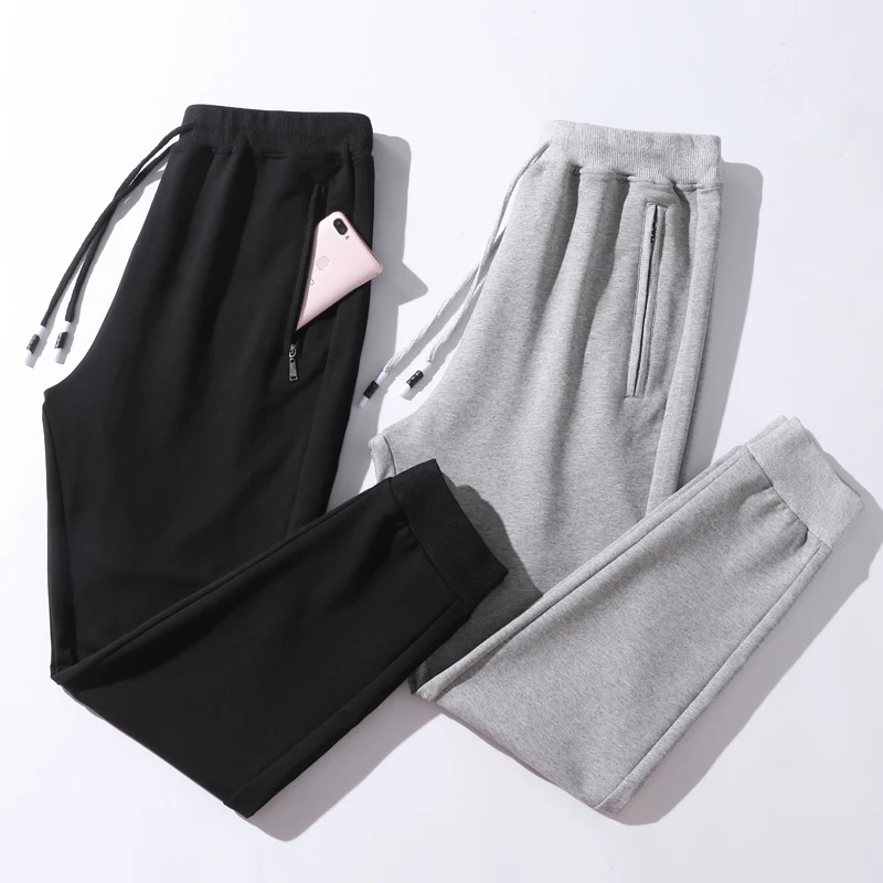 

Casual Pants Men Full Skinny Pants Elastic Waist Fitness Workout Sweatpants Men Jogger Pants Cotton Trousers High Quality K128