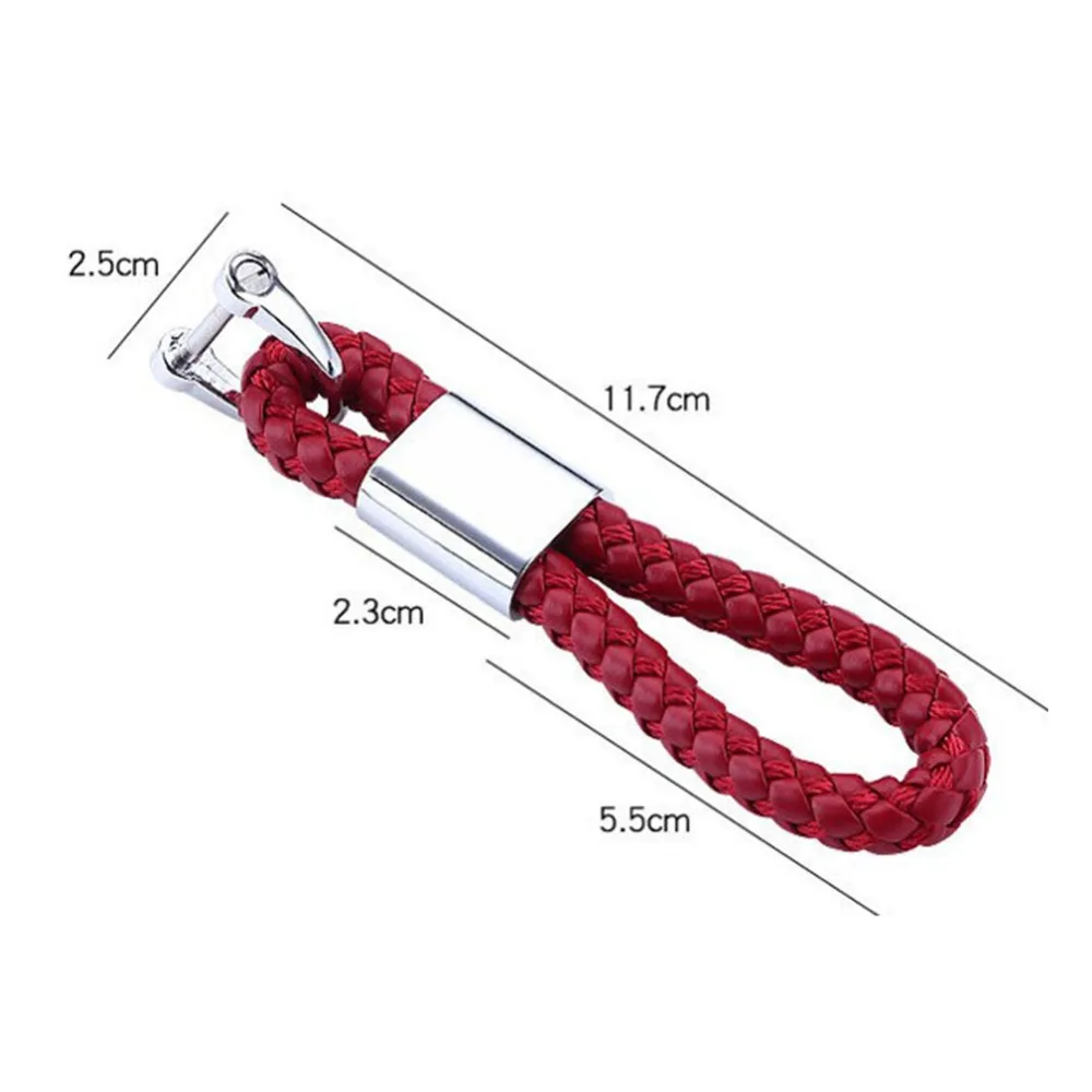 Новинка кожаный + металлический автомобильный брелок и домашний из нержавеющей