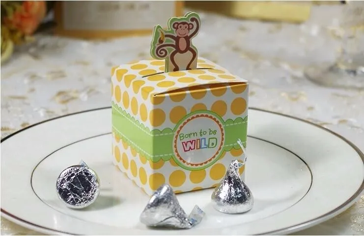 Креативные дикие животные baby shower Новорожденные конфеты для детского дня