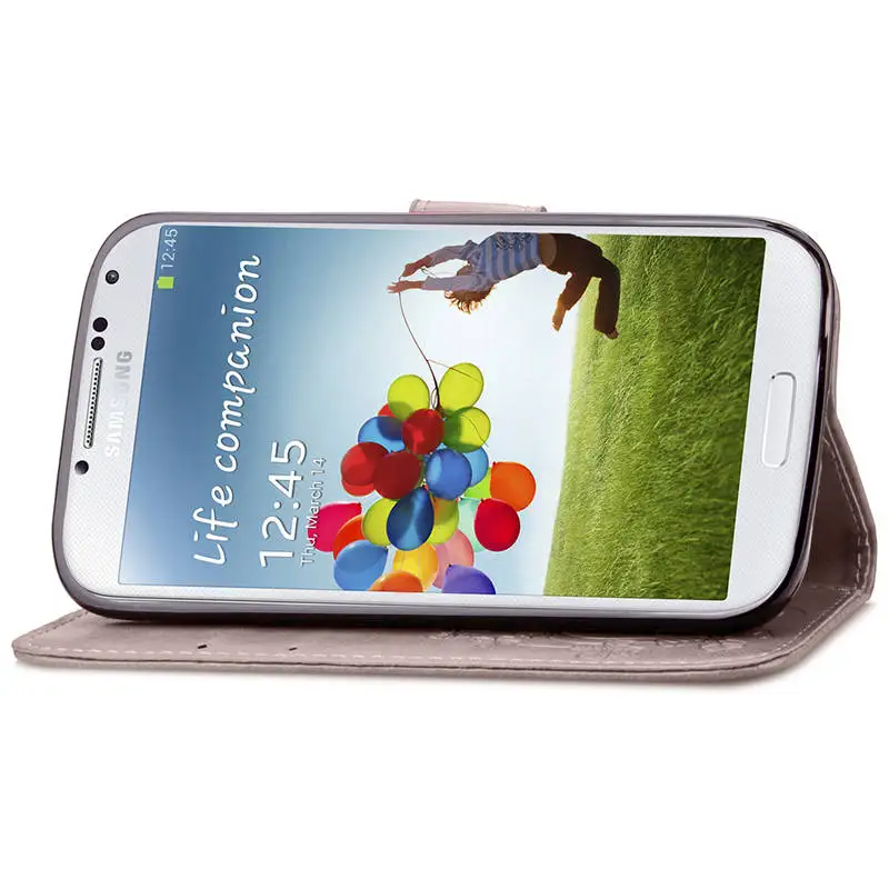Для Samsung S4 Mini чехол Обложка на заднюю панель из искусственной кожи для телефона
