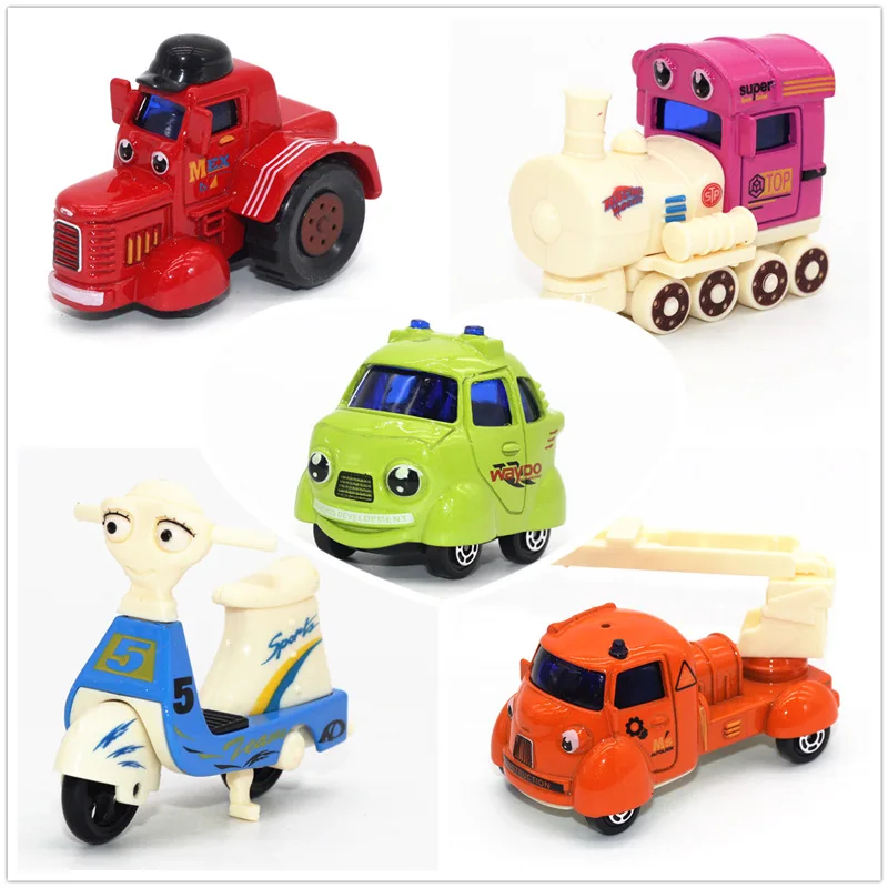 3 шт./комплект детский мультяшный автомобиль из металлического сплава|diecast metal|car