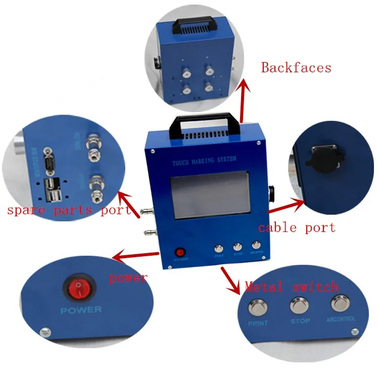 Китайская пневматическая маркировочная машина для Vin кода шасси Thorx7 система